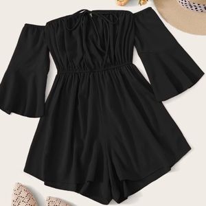 SHEIN BLACK ROMPER NWOT